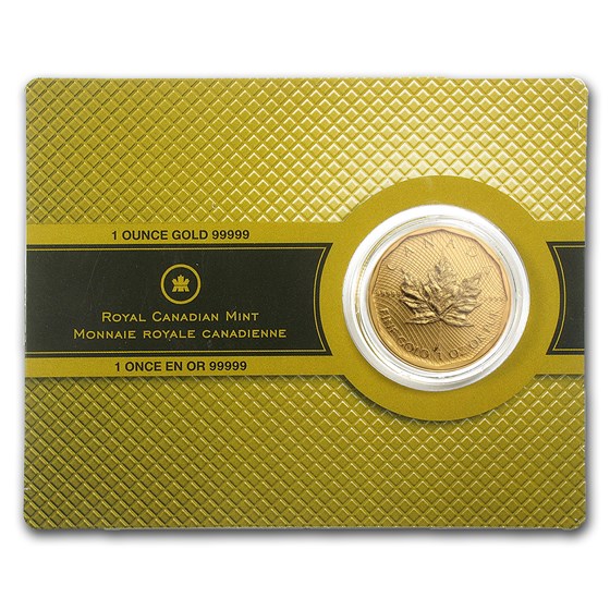 2009 Canada 1 oz Gold Maple Leaf .99999 BU (w/Assay Card) 2009 Canada 1 oz Gold Maple Leaf .99999 BU (w/Assay Card)
